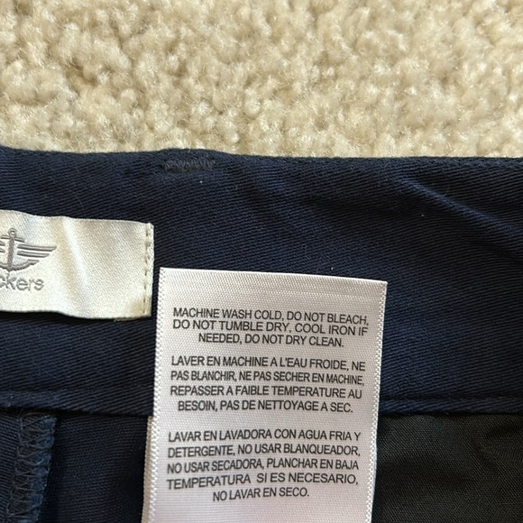 NWT Dockers Womens Ideal Fit Shorts Sz 6 Dark Navy Blue - Picture 7 of 13